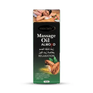 روغن ماساژ بادام مکس لیدی حجم ۱۰۰ میلیلیتر - Max Lady Massage Oil Almond